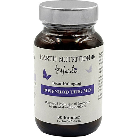 Earth Nutrition Rosenrod Trio Mix | 60 kapsler fra Earth Nutrition på Mecindo.dk