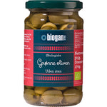 Biogan Økologiske Grønne Oliven | 340 gr