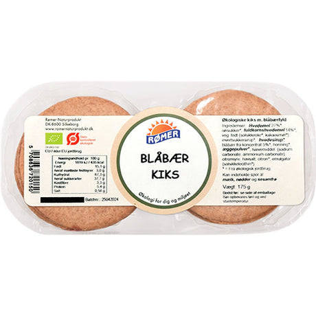 Rømer Kiks M. Blåbaerfyld Økologisk | 175 gr fra Rømer på Mecindo.dk