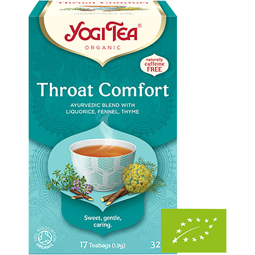 Yogi Tea Økologisk | Throat Comfort fra Yogi på Mecindo.dk