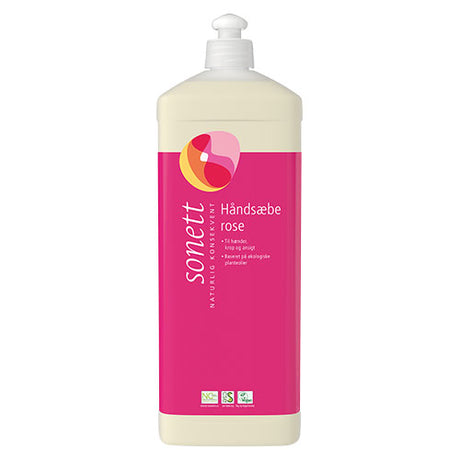 Sonett Håndsaebe Rose | 1 ltr fra Sonett på Mecindo.dk