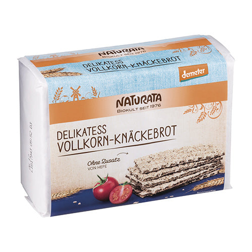 Naturata Knaekbrød Fuldkorn Demeter Økologisk | 250 gr fra Naturata på Mecindo.dk
