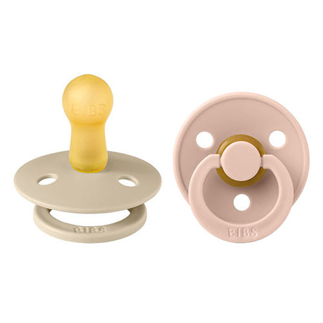 BIBS Colour Latex Size 2 Vanilla/Blush 2 PACK fra BIBS på Mecindo.dk