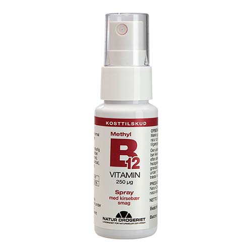 Natur-Drogeriet B12-vitamin Spray | 25 ml fra Natur-Drogeriet på Mecindo.dk