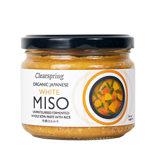 Clearspring Miso White Rice Økologisk Upasteuriseret | 270 gr fra Clearspring på Mecindo.dk