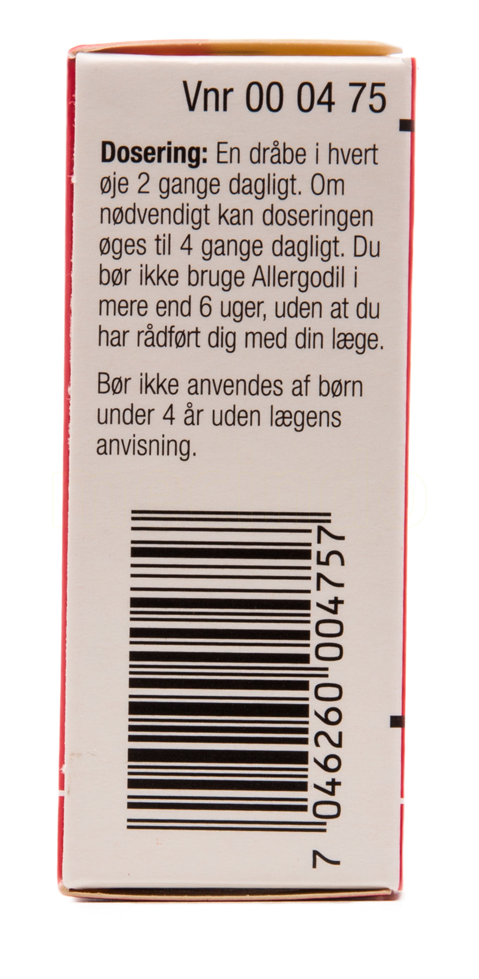 Meda Allergodil Øjendråber | 6 ml fra Meda på Mecindo.dk
