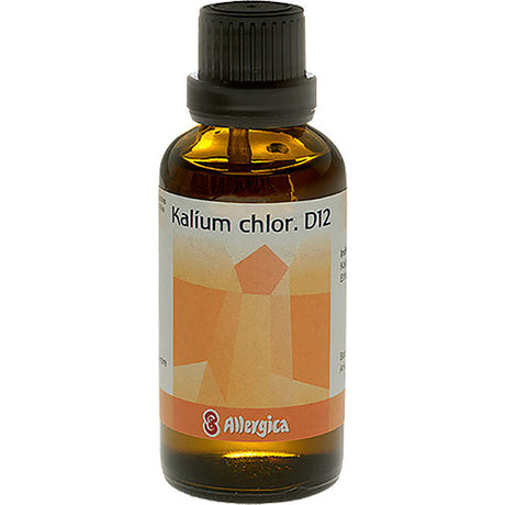 Allergica Kalium Chlor. D12 Cellesalt 4 | 50 ml fra Allergica på Mecindo.dk
