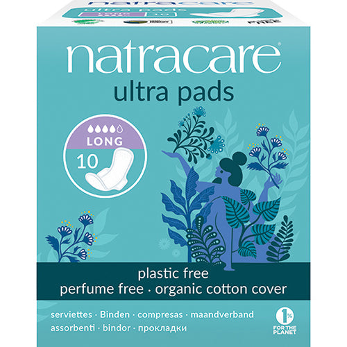 Natracare Long Ultra Bind Med Vinger Indpakket Enkeltvis fra Natracare på Mecindo.dk