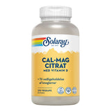 Solaray Cal-mag Citrat M. D-vitamin | 270 kapsler fra Solaray på Mecindo.dk