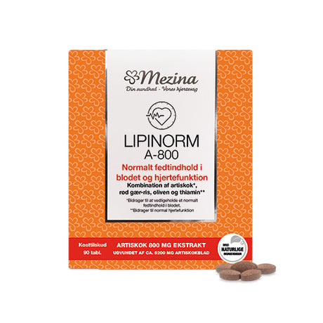 Mezina Lipinorm A-800 | 90 Tabl. fra Mezina på Mecindo.dk