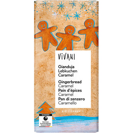 Vivani Vivani Gianduja chokolade m. honningkage Ø | 100 GR fra Vivani på Mecindo.dk