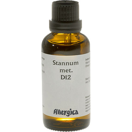 Allergica Stannum Met. D12 | 50 ml fra Allergica på Mecindo.dk