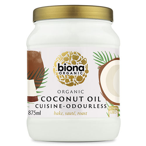 Biona Organic Kokosolie Smagsneutral Økologisk | 875 ml fra Biona Organic på Mecindo.dk