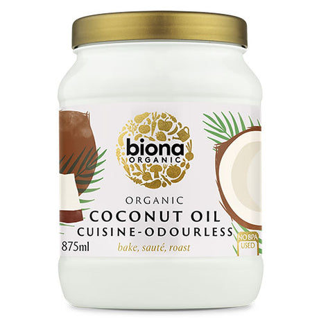 Biona Organic Kokosolie Smagsneutral Økologisk | 875 ml fra Biona Organic på Mecindo.dk