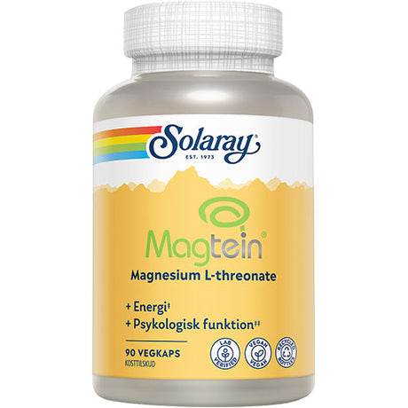 Solaray Magtein Magnesium L-threonate | 90 kapsler fra Solaray på Mecindo.dk