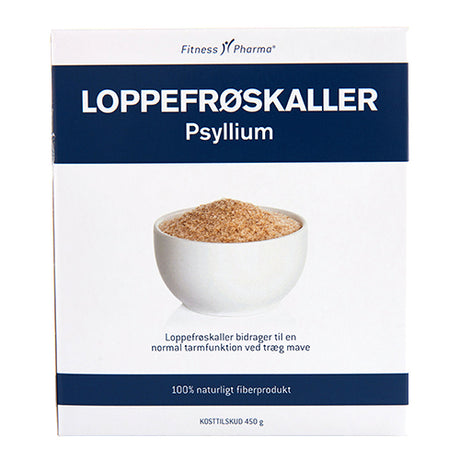 Fitness Pharma Loppefrøskaller Psyllium | 450 gr fra Fitness Pharma på Mecindo.dk
