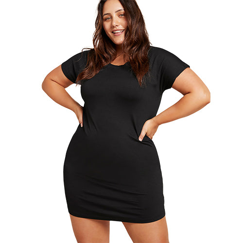 Boody Goodnight Nightdress Sort | Str. S fra Boody på Mecindo.dk