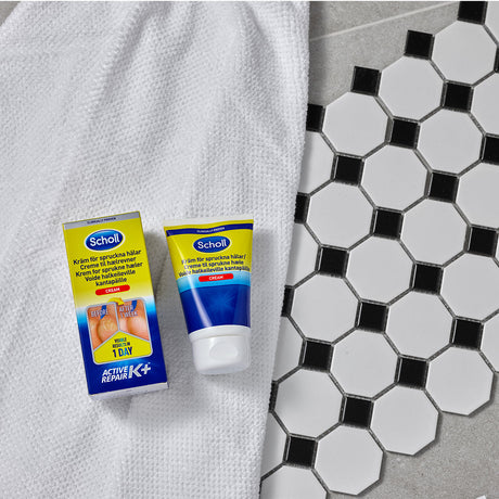 Scholl Creme Til Haelrevner Active Repair K+ | 120 ml fra Scholl på Mecindo.dk