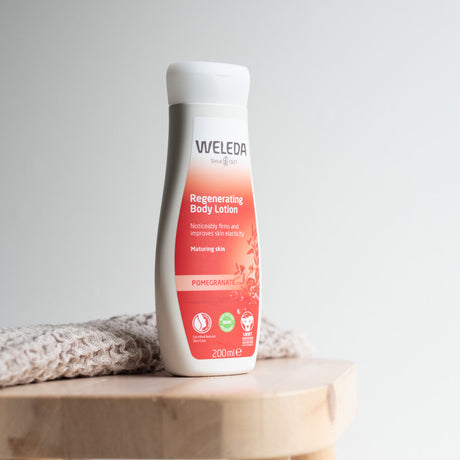 Weleda Body Lotion Regenerating Pomegranate | 200 ml fra Weleda på Mecindo.dk