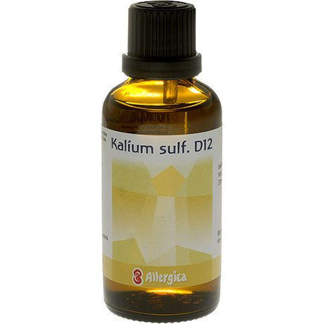 Allergica Kalium Sulf. D12 Cellesalt 6 | 50 ml fra Allergica på Mecindo.dk