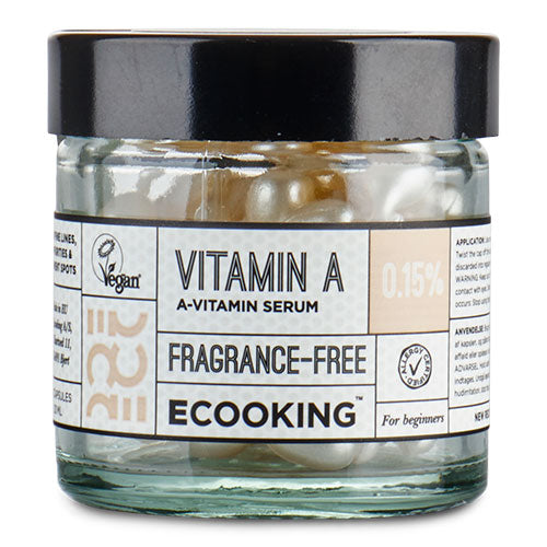 Ecooking A-vitamin 0,15% | 60 kapsler fra Ecooking på Mecindo.dk