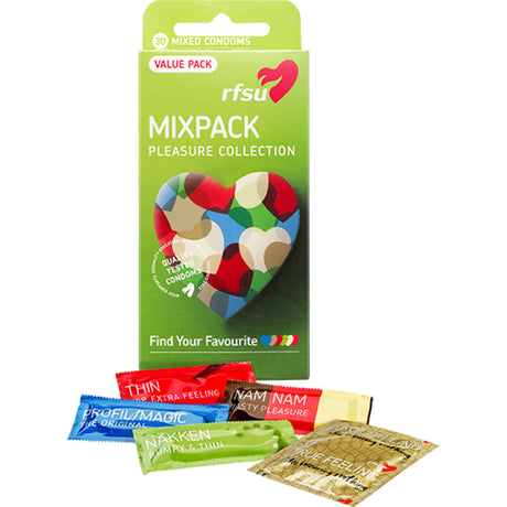 RFSU Mixpack Pleasure Collection Kondom fra RFSU på Mecindo.dk