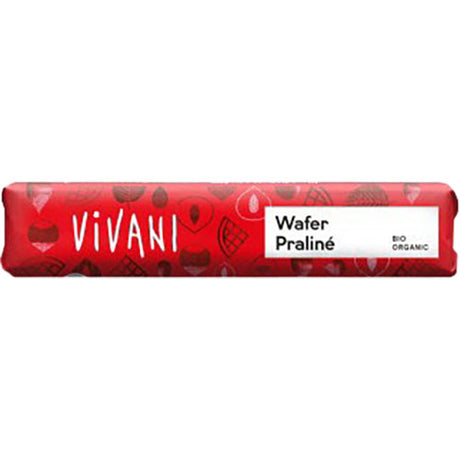 Vivani Vaffel Praline Bar Økologisk | 40 gr fra Vivani på Mecindo.dk