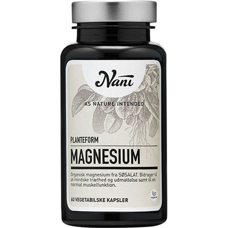 Nani Magnesium Organisk Planteform | 60 kapsler