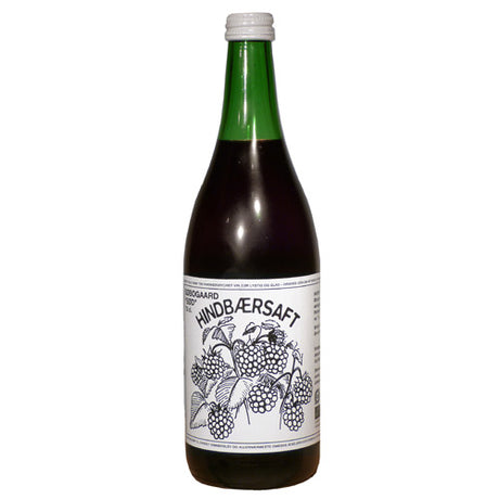 Søbogaard Hindbaersaft Sød Ø | 73 cl fra Søbogaard på Mecindo.dk