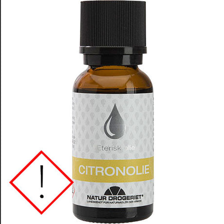 Natur-Drogeriet Citronolie AEterisk | 20 ml fra Natur-Drogeriet på Mecindo.dk