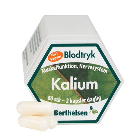 Berthelsen Kalium | 60 kapsler fra Berthelsen på Mecindo.dk