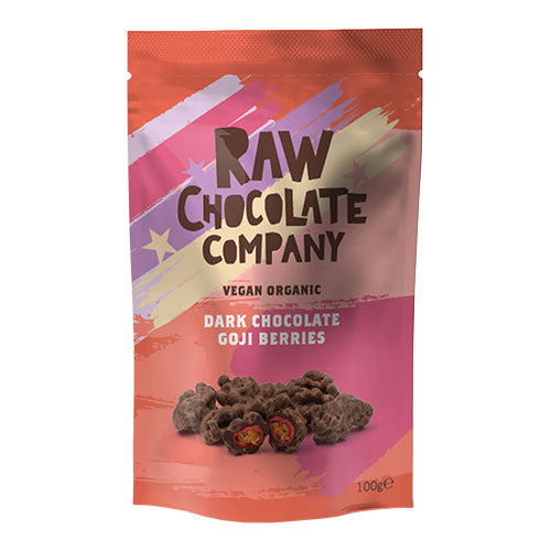 The Raw Chocolate Company Gojibær M. Rå Chokolade Økologisk | 100 gr fra The Raw Chocolate Company på Mecindo.dk