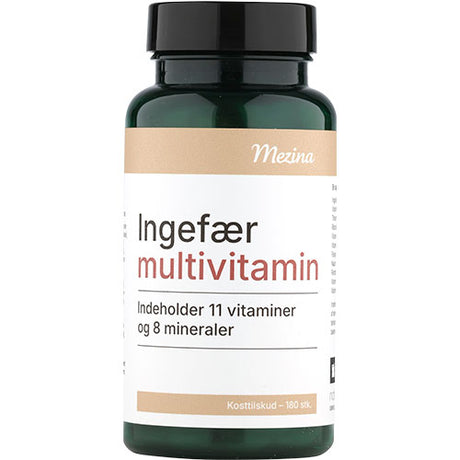 Mezina Ingefær multivitamin | 180 stk