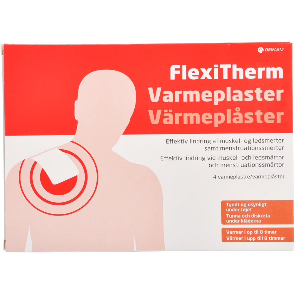 Orifarm Flexitherm Varmeplaster | 4 stk