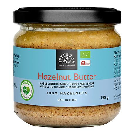 Urtekram Hazelnut Butter Økologisk | 150 gr fra Urtekram på Mecindo.dk