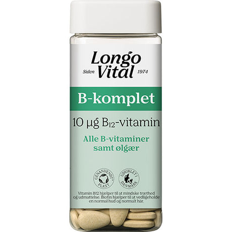 Longo B-komplet | 180 tabletter fra Longo på Mecindo.dk
