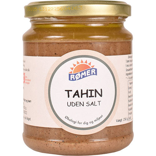 Rømer Tahin Uden Salt Økologisk | 250 gr fra Rømer på Mecindo.dk
