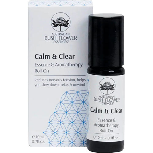 Australian Bush Flower Essences Roll On (10 ml) | Calm & Clear Essence & Aromaterapi