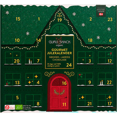 Guru Snack Gourmet Julekalender Økologisk | 432 g fra Guru Snack på Mecindo.dk