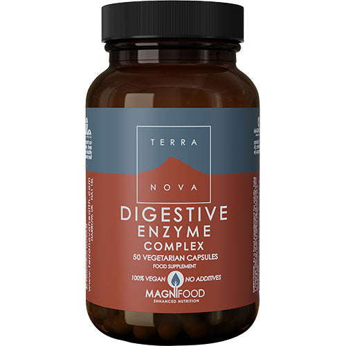 Terranova Digestive Enzyme Complex | 50 kapsler fra Terranova på Mecindo.dk