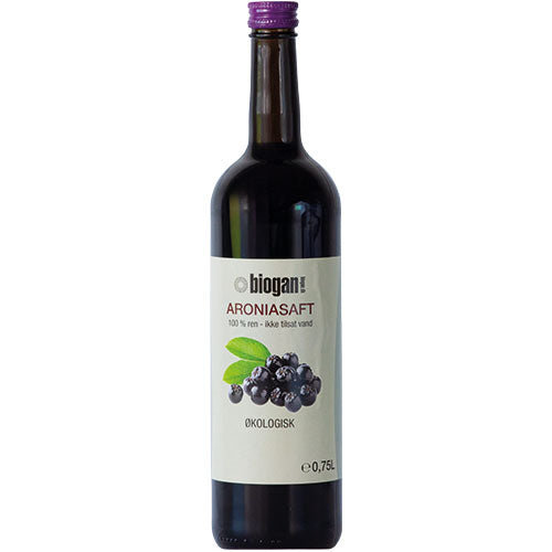 Biogan Aroniasaft Ø | 750 ml fra Biogan på Mecindo.dk