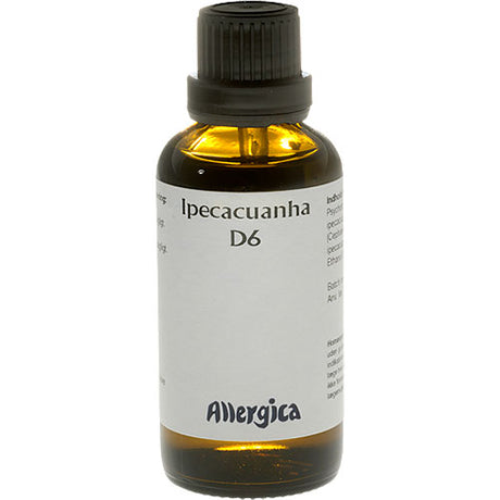 Allergica Ipecacuanha D6 | 50 ml fra Allergica på Mecindo.dk
