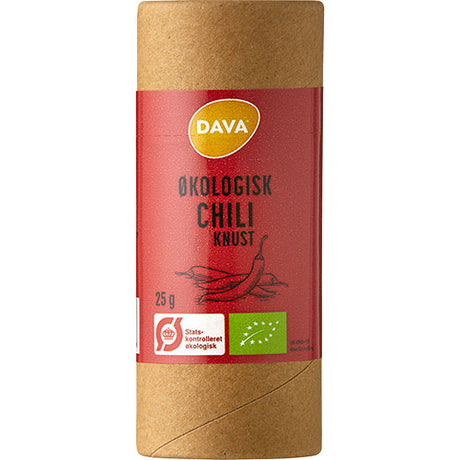 DAVA Økologisk Chili, knust | 25 gr fra DAVA på Mecindo.dk