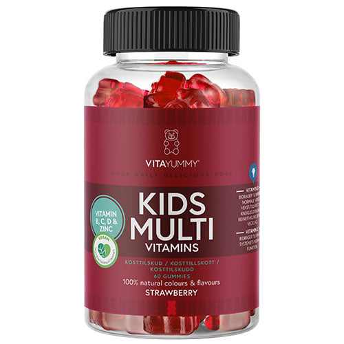 Vita Yummy Kids Multivitamin | 60 gummies fra Vita Yummy på Mecindo.dk