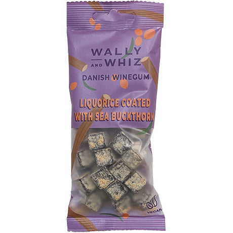 Wally and Whiz Vingummi Lakrids med Havtorn | 56 g fra Wally and Whiz på Mecindo.dk