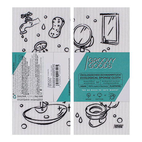 Groovy Goods Karklud U. Plastik | Badevaerelsesmotiv fra Groovy Goods på Mecindo.dk