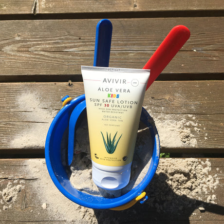 Avivir Aloe Vera Kids Sun Spf 30 | 150 ml fra Avivir på Mecindo.dk