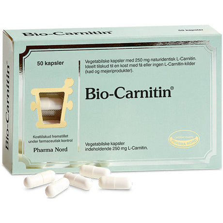 Pharma Nord Bio-carnitin | 50 kapsler fra Pharma Nord på Mecindo.dk