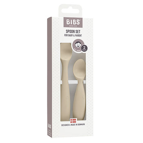 BIBS Spoon Set Vanilla fra BIBS på Mecindo.dk