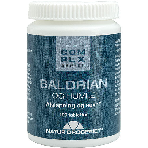 Natur-Drogeriet Baldrian & Humle | 190 Tabl. fra Natur-Drogeriet på Mecindo.dk